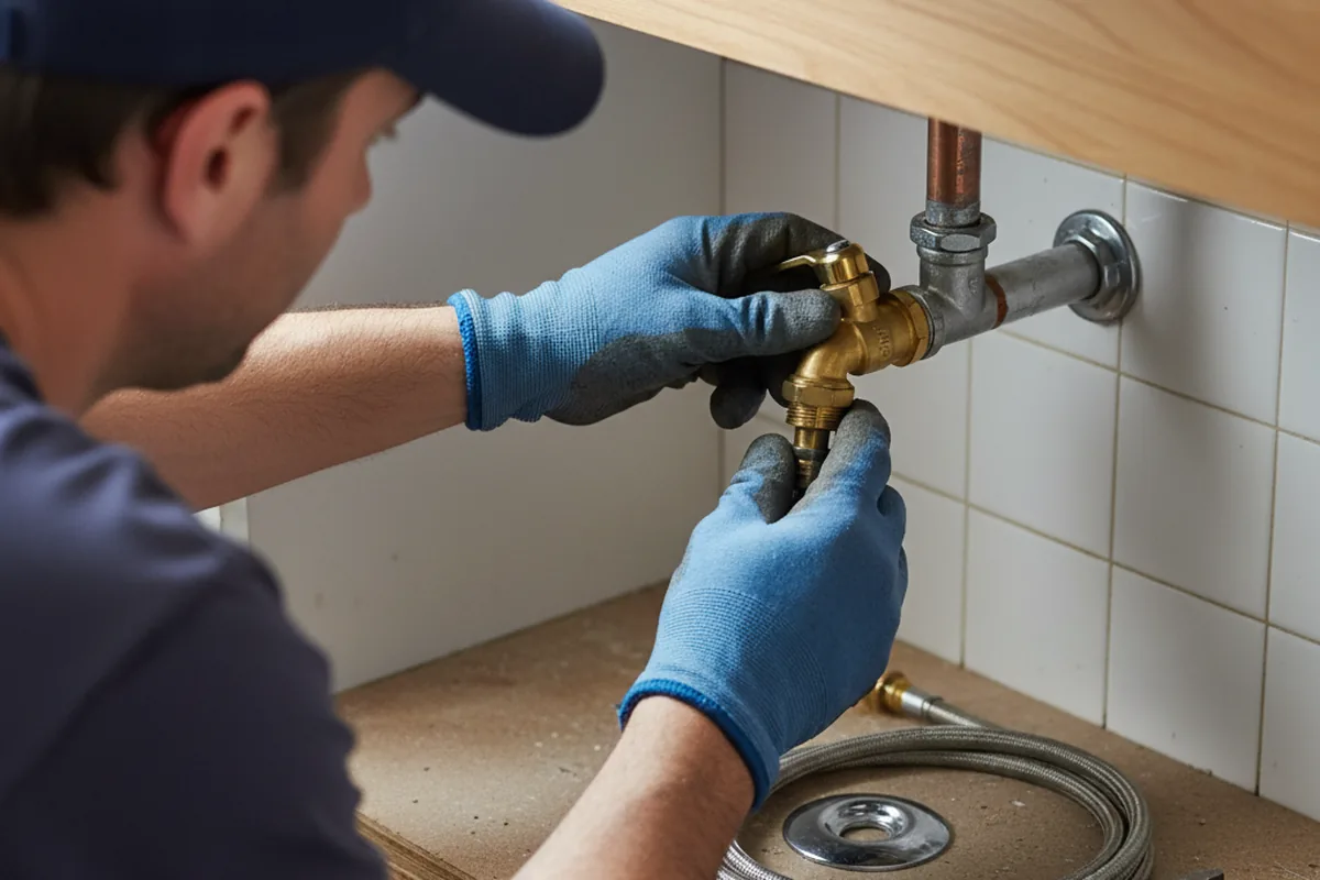 Shutoff valve and fitting work during Emergency Plumbing in Cape Canaveral